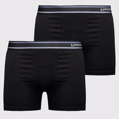 Kit 2 Cuecas Boxer Lupo Basic Masculina - Foto 1