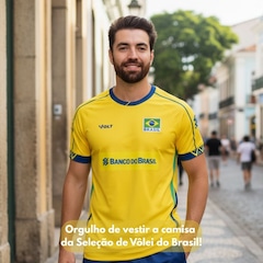 Camisa Vôlei Volt Brasil CBV 2025 Oficial Masculina - Foto 2