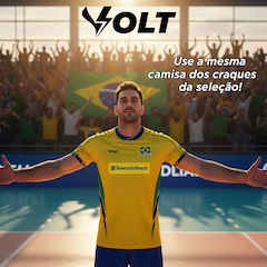 Camisa Vôlei Volt Brasil CBV 2025 Oficial Masculina - Foto 6