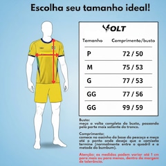 Camisa Vôlei Volt Brasil CBV 2025 Oficial Masculina - Foto 7