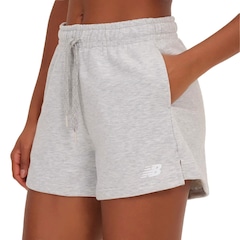 Shorts Moletom Essentials New Balance - Feminina - Foto 1