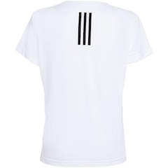 Camiseta Own The Run 3 Listras adidas Feminina - Foto 2
