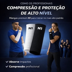Manguito Protetor Antebraço Volei N1 Sport Slide - Foto 4
