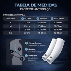 Manguito Protetor Antebraço Volei N1 Sport Slide - Foto 5