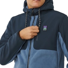 Moletom Aberto Anti Series Search Zip Rip Curl Masculino - Foto 4