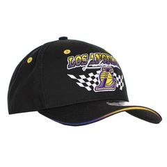 Boné Aba Curva 9Seventy Los Angeles Lakers NBA New Era Unissex - Foto 1