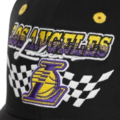 Boné Aba Curva 9Seventy Los Angeles Lakers NBA New Era Unissex - Foto 4
