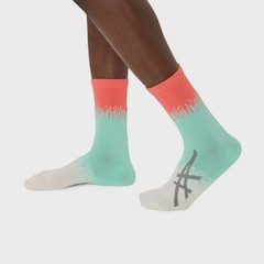 Meia ASICS Cano Alto Light Mesh Crew Unissex - Foto 5