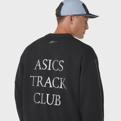 Camiseta Asics ML Track Club Heritage Crew-Neck Masculino - Foto 5