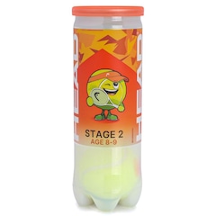 Bola de Tênis Head Stage 2 Tubo com 3 Bolas - Foto 1