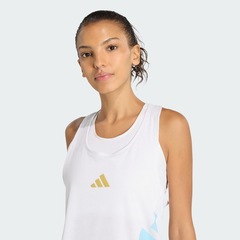 Camiseta Regata Adizero F Sgl W adidas Feminino - Foto 5