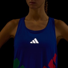 Camiseta Regata Adizero F Sgl W adidas Feminino - Foto 7