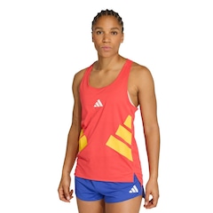 Camiseta Regata Adizero F Sgl W adidas Feminino - Foto 1