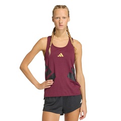 Camiseta Regata Adizero F Sgl W adidas Feminino - Foto 1