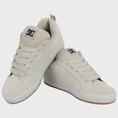 Tênis Shoes New Court Graffik SE Pelican Gum DC Masculino - Foto 4