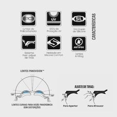 Oculos Natação Hammerhead Extreme Triathlon Adulto - Foto 4