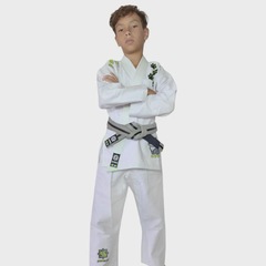 Kimono Jiu Jitsu Shiroi Wolf Jr Infantil - Foto 2