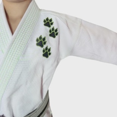 Kimono Jiu Jitsu Shiroi Wolf Jr Infantil - Foto 3