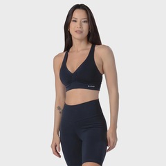 Top Academia Trinys Suplex Decote V com Bojo Feminino - Foto 1