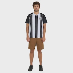 Camisa Santos Mosaico Braziline Masculina - Foto 4