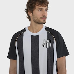 Camisa Santos Mosaico Braziline Masculina - Foto 5