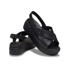 Sandália Unissex Crocs Brooklyn 4U Cross Strap Sandal - Foto 3