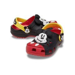Sandália Crocs Mickey Mouse Classic Clog K Multi Infantil - Foto 4