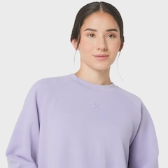 Blusão ASICS Nagino Refined Testure Sweat Top Feminino - Foto 4