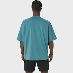 Camiseta ASICS Spiral Relaxed Fit Embroidery Masculino - Foto 3