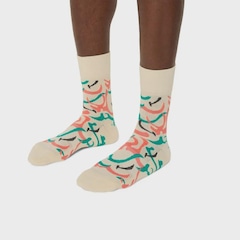 Meia ASICS Cano Médio Nimbus Crew Unissex - Foto 4