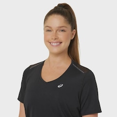 Camiseta ASICS Road Gola V Feminino - Foto 7