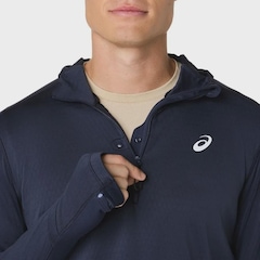 Blusão ASICS Road Winter Hoodie Masculino - Foto 4
