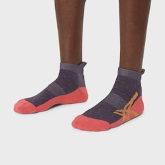 Meia ASICS Cano Curto Cushion Single Tab Unissex - Foto 4