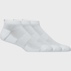 Meia ASICS Practice Ankle 3 Pack Cano Curto Unissex - Foto 1