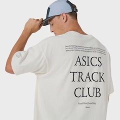 Camiseta ASICSTrack Club Heritage Relaxed Tee Masculino - Foto 6