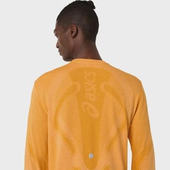 Camiseta ASICS Manga Longa Road Seamless Masculino - Foto 4