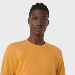 Camiseta ASICS Manga Longa Road Seamless Masculino - Foto 5