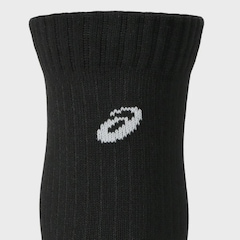 Meia ASICS Practice Quarter 3 Pack  Cano Médio Unissex - Foto 3