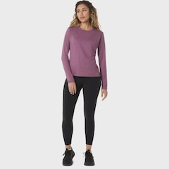 Camiseta Manga Longa ASICS Refined Texture Feminino - Foto 6