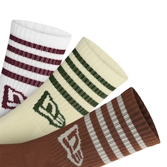 Meia Cano Médio New Era Flag Multi Monochrome - 3 unidades - Foto 2