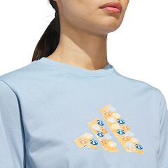 Camiseta adidas Umbrellas Big Logo Feminina - Foto 2