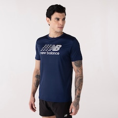 Camiseta New Balance Multi Color Performance Masculina - Foto 2