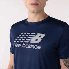 Camiseta New Balance Multi Color Performance Masculina - Foto 4