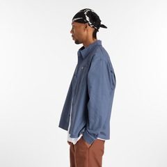 Camisa New Balance Numeric Button Up Masculina - Foto 2