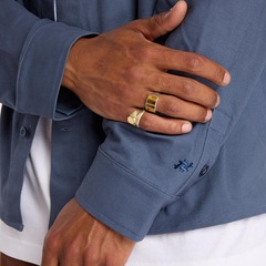 Camisa New Balance Numeric Button Up Masculina - Foto 5