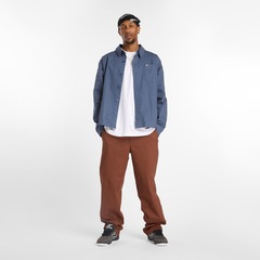 Camisa New Balance Numeric Button Up Masculina - Foto 8