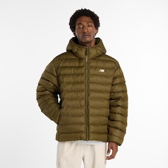 Jaqueta New Balance Hooded Puffer Masculina - Foto 1