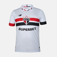 Camisa do São Paulo I 24/265 Torcedor C/P New Balance Masculina - Foto 1