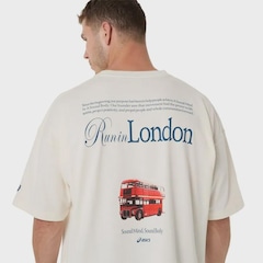 Camiseta ASICS Heritage de Algodão Pesado Run City Masculina - Foto 6