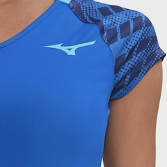Camiseta de Tennis Mizuno Mugen Printed Feminino - Foto 4